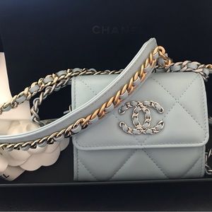 Chanel card holders on chain